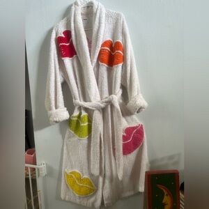 Vintage 90s canyon group robe rare xoxo lips